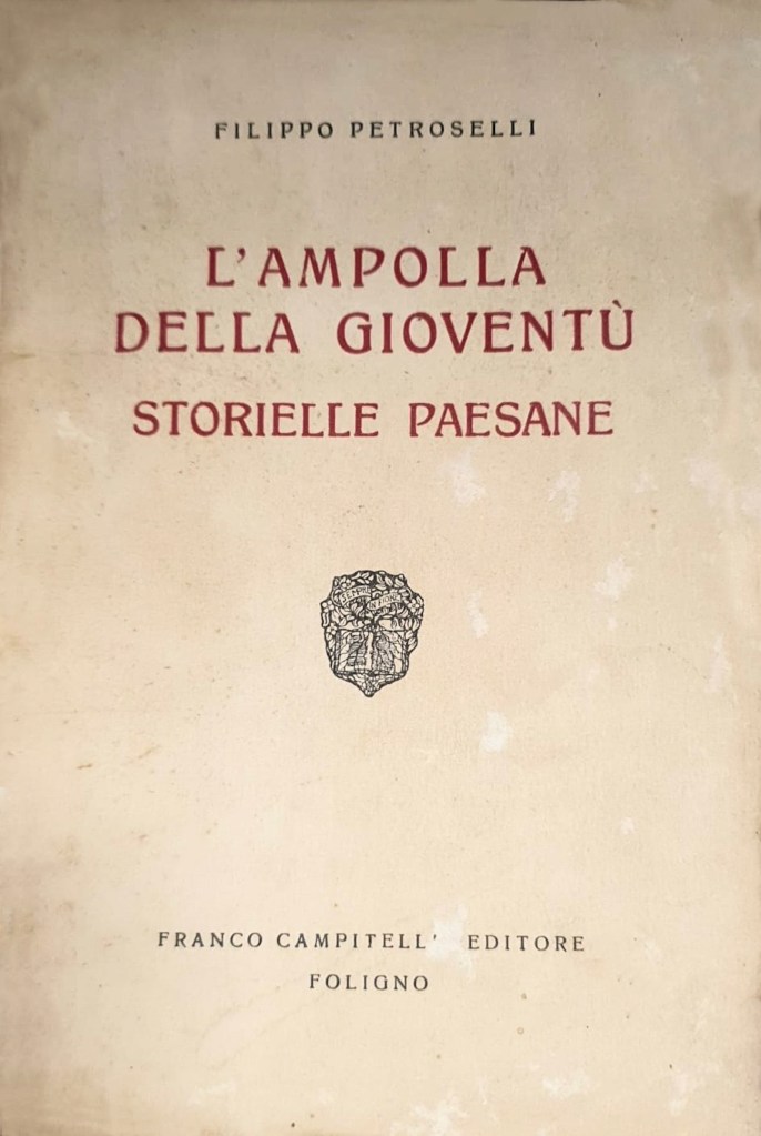 Copertina del libro L'Ampolla della Gioventù